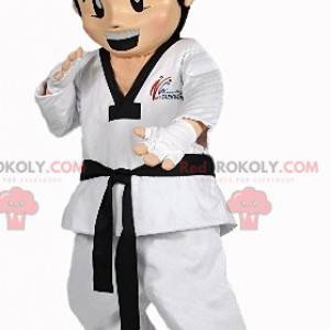Mascotte van Karateka. Karateka jongen mascotte - Redbrokoly.com